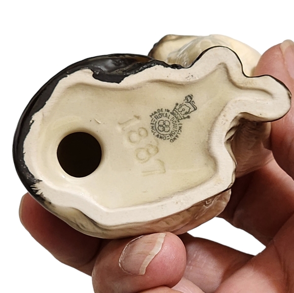 Royal doulton vintage bone china Siamese cat figurine 5-in - Picture 8 of 9